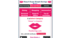 Desktop Screenshot of kisssavings.com